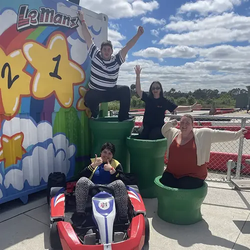 TDAC crew enjoying a Le Mans racing adventure in Melbourne