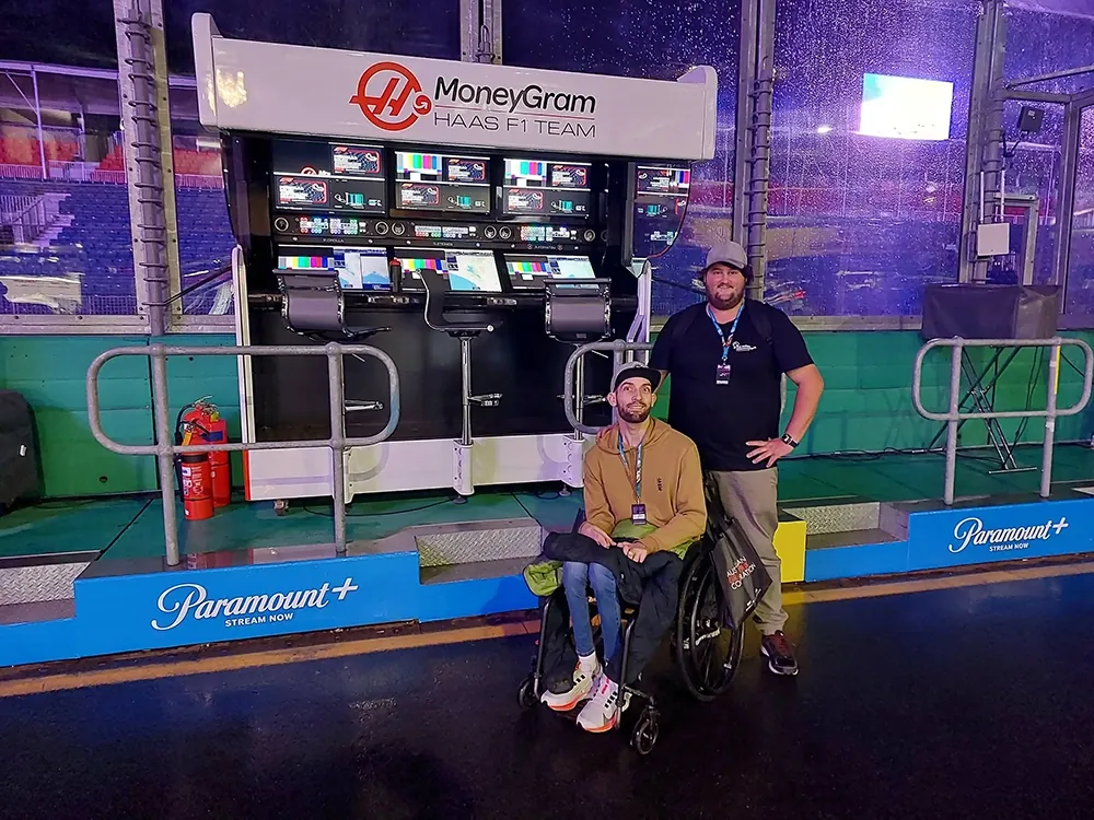 One-to-one NDIS disability support worker with participant