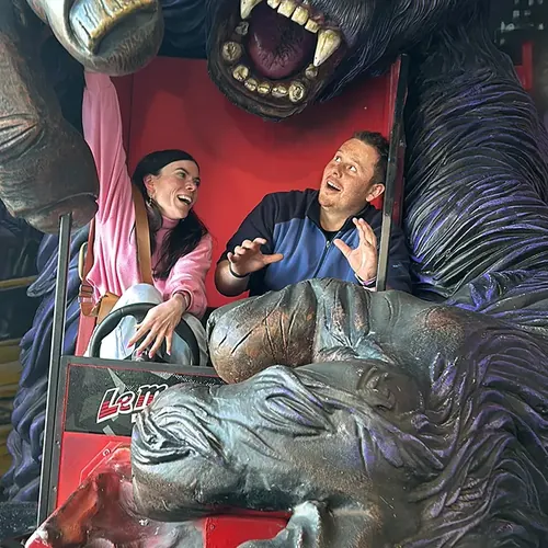 Disability support group outing to a theme park in Victoria